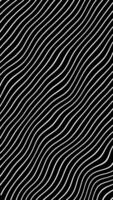 3d rendering Striped White wave pattern motion Abstract Background video