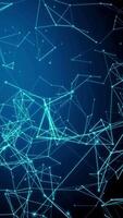 abstract Network connection element background futuristic video