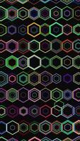 Abstract 3d geometric background surface in motion video