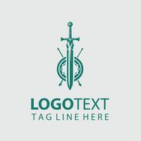 Bloodrazor Sword sword logo design vector