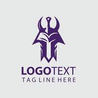 Golden Katana sword logo design vector