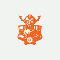 Zero Robot Logo Design vector