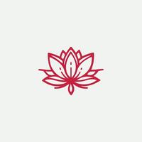 Infinite Linear Lotus Design vector