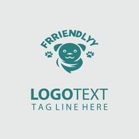 Barking Rolling Friendly Dog design vector