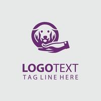 Happy Woofs Friendly Dog design vector