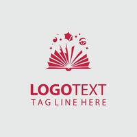 Boundless Text Abstract Book Pages logo vector