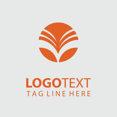Abstract Leaves Abstract Book Pages design