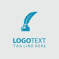 Quill And Nib Logo vector