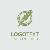 Ink Imprint Quill And Inkwell design vector