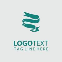 Glowing Ribbons Logo Design vector