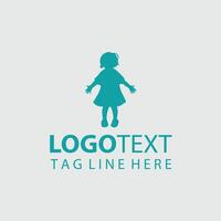 Magical Child Silhouette Design vector