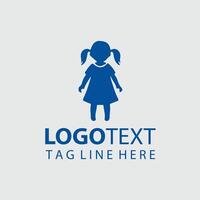 Tiny Explorers Child Silhouette Design vector