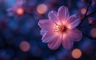 Spring Blossom View with Blooming Flowers Bright Green Trees and Warm Sunlight Ideal for Nature Wallpapers High Resolution Stock Images and Seasonal Photography photo