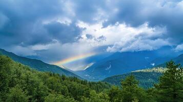picturesque green hills under a bright blue sky with clouds photo