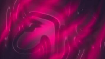 A pink and black background with a face in the middle video
