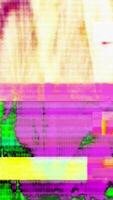 Vibrant Digital Glitch Animation Loop video