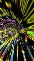 Glitchy Cyber Data Tunnel Loop video