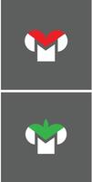 M love design font symbol template element vector