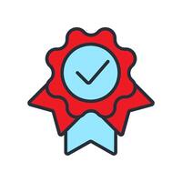 guarantee simple Thin line icons vector