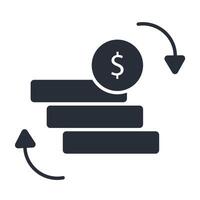 life cycle icons Flat style design vector