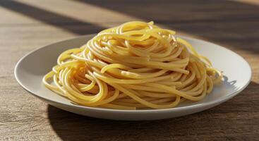 Fresh Ingredients Prepared For A Simple Pasta Meal. photo