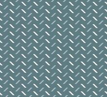 Chrome Metal Diamond Seamless Pattern Wave Curly Zig Zag Lines Illustration Design vector
