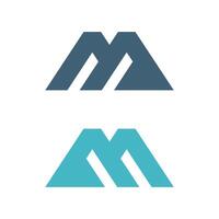 Set Abstract Letter M Logo Template Illustration Design. EPS 10. vector