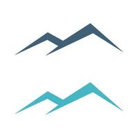 Set Mountain Line Letter M Logo Template Illustration Design. EPS 10. vector