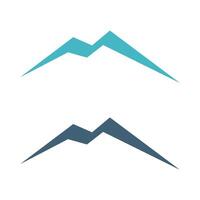 Mountain Shape Letter M Logo Template Illustration Design. EPS 10. vector
