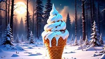 gelo creme respingo refrescante verão indulgência video
