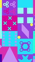 Seamless Pattern Of Pop Background video