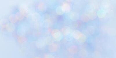 Blue Bokeh Lights as Soft Pastel Background, Abstract bokeh background, natural flare from lights, blurred round texture as holiday backdrop, celebration fon with optical effect photo