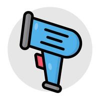 Editable design icon of scanner vector