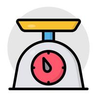 A flat design of lab scale vector