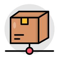 An editable design of carton vector