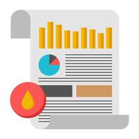 An design of business report vector
