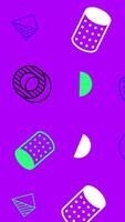 Color Random Seamless Pattern Loop Background video