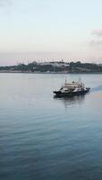 Ferryboat Bosphorus Istanbul Aerial View video