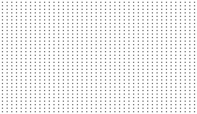 Seamless Halftone Dot Pattern with Black Dots on a White Background