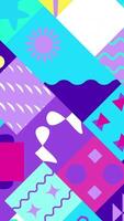 Pop And Colorful Abstract Background video