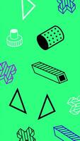 Color Random Seamless Pattern Loop Background video