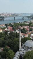 Mosque in Seaside Aerial View video