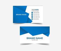 Marketing manager simple business card vector