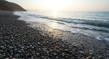 Serene Beach Scene photo
