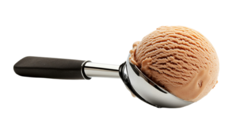A scoop of ice cream on a transparent background png