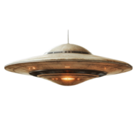 Isolated Flying Saucer UFO UAP Image for Website Design png