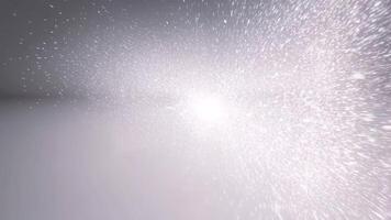 A white light is coming out of a white object video