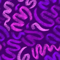 Abstract textured hand drawn swirl shapes background in shades of violet. seamless pattern with artistic wavy lines. Artistic hand drawn backdrop. vector