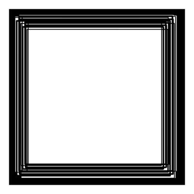 Simple hand drawn frame brush strokes