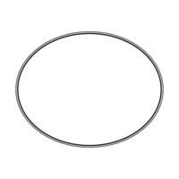Oval Line, Flat Style, can use for Copy Space, Logo Gram, Frame Work, Ornate, Decoration, Website or Graphic Design Element. Flat and Editable. vector